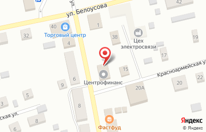 Микрокредитная компания Центрофинанс на Октябрьской улице на карте
