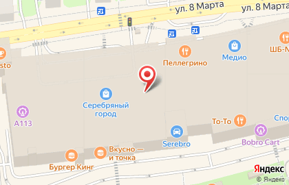 Банкомат КИБ Евроальянс на улице 8 Марта на карте