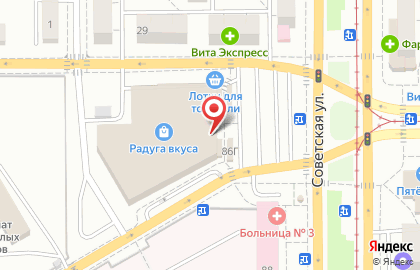 Интернет-провайдер МТС на Советской улице, 86а на карте
