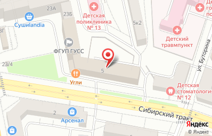 РЭУ, ОАО в Октябрьском районе на карте