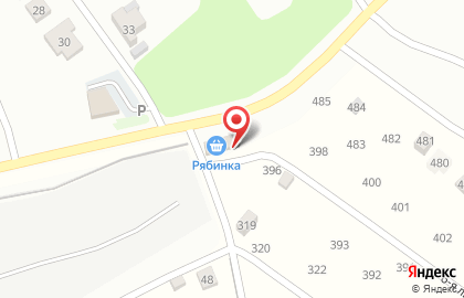 Рябинка на Полевой улице на карте