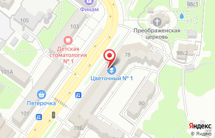 Рекламная компания Союз-М на проспекте Ленина на карте