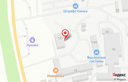 Шиномонтаж в Саранске на карте