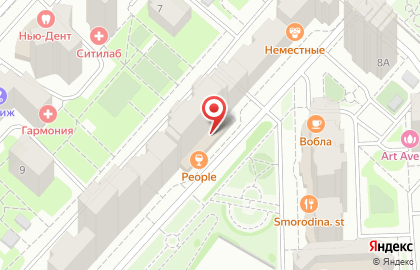 Автошкола Динамика в Октябрьском районе на карте