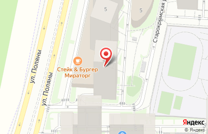 Супермаркет Мираторг в Москве на карте