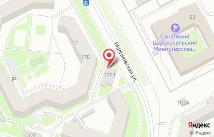 Овен на Малиновской улице на карте