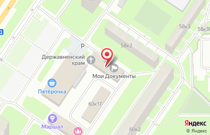 Жилкомсервис # 1, эу # 4 на проспекте Маршала Жукова на карте