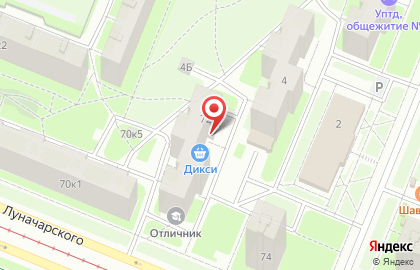 Торгово-сервисная компания Мавира трейдинг на проспекте Луначарского на карте