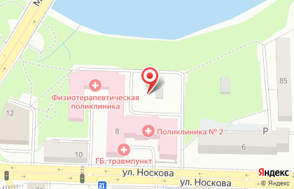 Поликлиника в Красноперекопском районе на карте