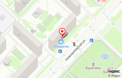 Продуктовый магазин в Москве на карте