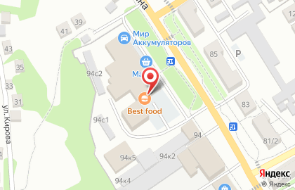 Best food на улице Ленина на карте