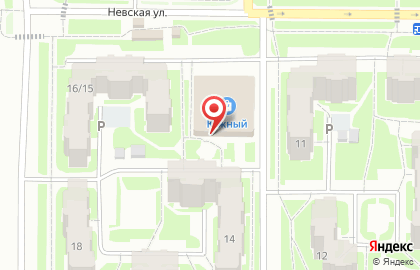 SPAR на Невской улице на карте