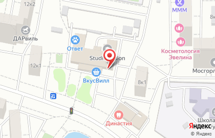 Фитнес-клуб Спарта на метро Бабушкинская на карте