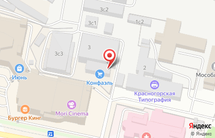 Компания по организации праздников Конфаэль на карте