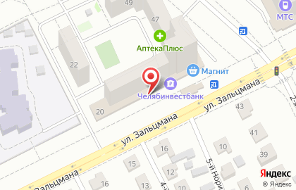 Магазин суши и пиццы на вынос Суши Клуб в Тракторозаводском районе на карте