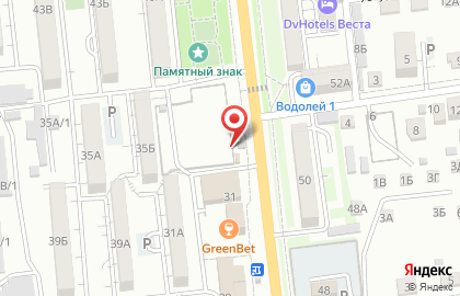 Магазин фруктов и овощей на улице Ленинградской на карте