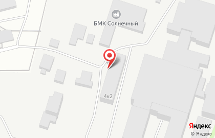 Солнечный в Барнауле на карте