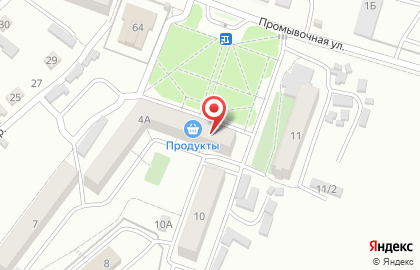 Продуктовый магазин Людмила в Железнодорожном районе на карте