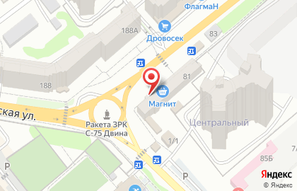 Магазин колбасных изделий и полуфабрикатов Халял-бяркат на Полиграфической улице на карте