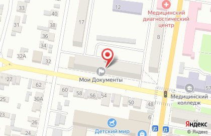 Многофункциональный центр в Оренбурге на карте
