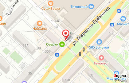 Блинная быстрого обслуживания БлинБери в Краснооктябрьском районе на карте