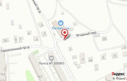 Киоск по продаже бытовой химии в Зареченском районе на карте