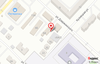 Компания Акрополь на улице Дзержинского на карте