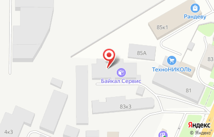 Транспортная компания Байкал Сервис на Большой Санкт-Петербургской улице на карте