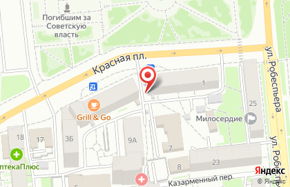 Гостиница квартирного типа Апартаменты Квартировъ в Железнодорожном районе на карте