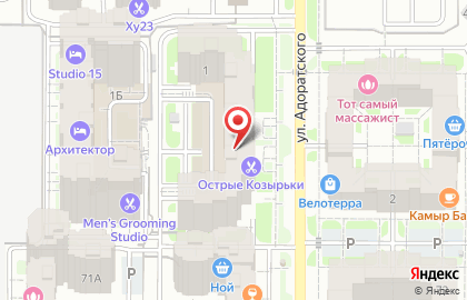 Салон входных и межкомнатный дверей РусДверь на карте