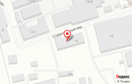 Торговая компания FDplast в Строительном переулке на карте