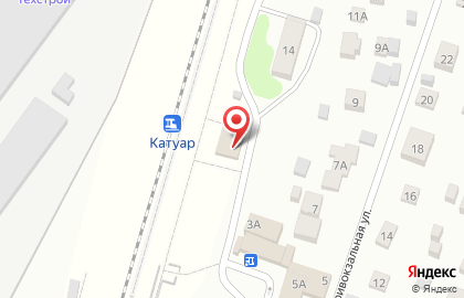 Катуар, железнодорожная станция на карте