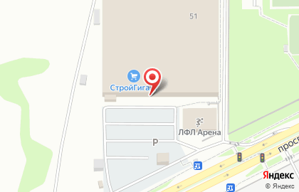 Киоск фастфудной продукции в Центральном районе на карте