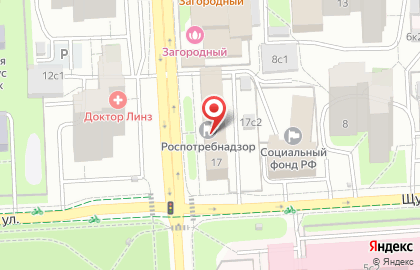 Территориальный отдел Управления Федеральной службы по надзору в сфере защиты прав потребителей и благополучия человека по г. Москве в Северо-Западном административном округе на карте