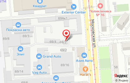 Компания АРМ КЛИМАТ на Московской улице на карте