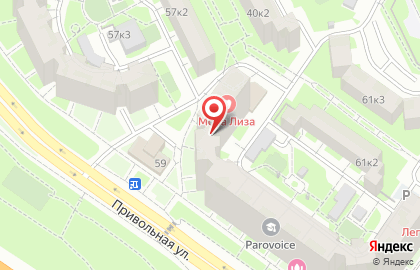 ОДС Жилищник района Выхино-Жулебино на Привольной улице, 61 к 1 на карте