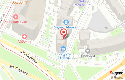 Гостиница Комфорт в Московском районе на карте