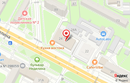 Аптека А-Мега на улице Неделина на карте