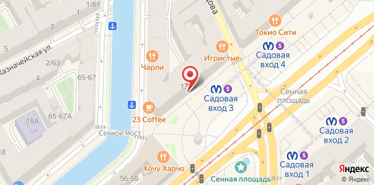 Юридическое бюро Право на Сенной площади на карте