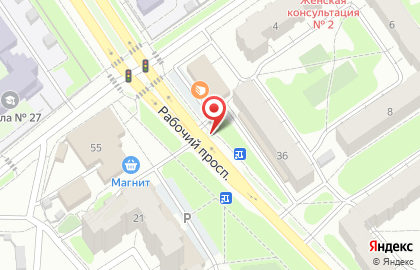 Киоск Золотая рыбка на карте