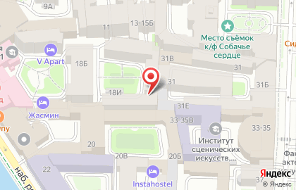 Частная школа с дошкольным отделением Мирт в Центральном районе на карте