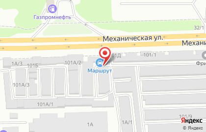 Автомагазин Маршрут на Механической улице на карте