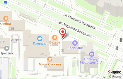 Микрофинансовая компания До зарплаты на улице Маршала Захарова на карте