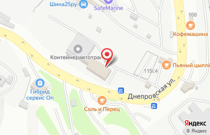 Торговая компания Родник в Первореченском районе на карте