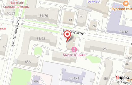 Интернет-провайдер Virgin Connect на улице Некрасова на карте