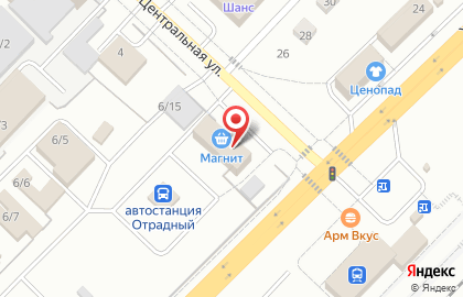 Супермаркет Магнит в Самаре на карте