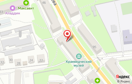 Магазин ткани и товаров для шитья на карте