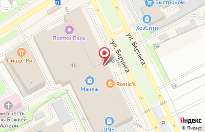 Торговый центр Манеж в Томске на карте