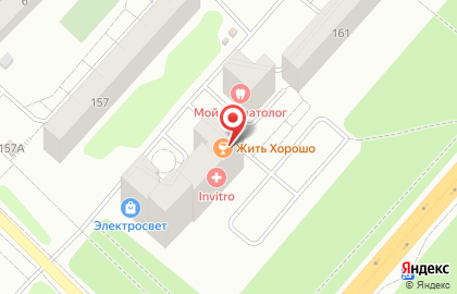 Бар Жить Хорошо на Московском шоссе на карте