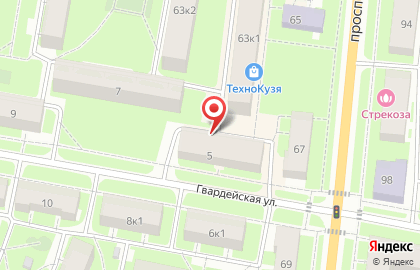 Магазин спецодежды и спецобуви в Красносельском районе на карте